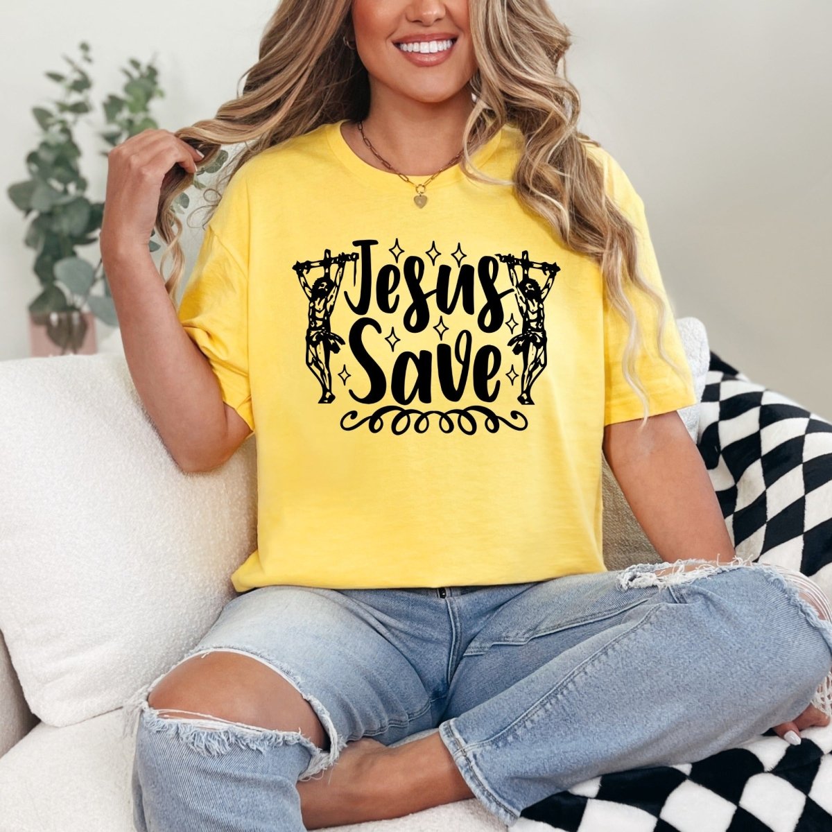 Jesus Save | Redemption & Faith Tee - Luckets.com