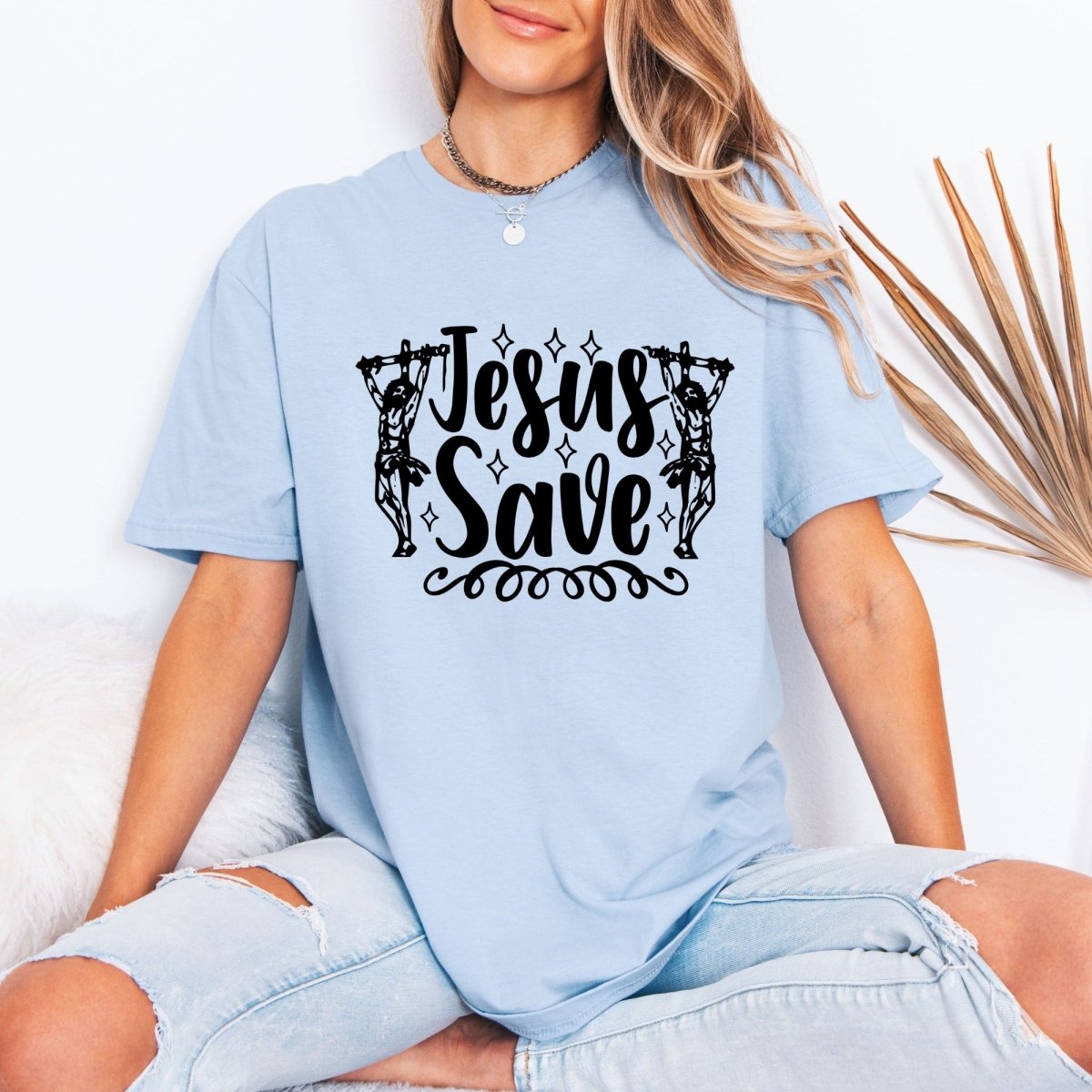 Jesus Save | Redemption & Faith Tee - Luckets.com