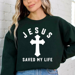 Jesus Saved My Life | Bold Testimony Sweatshirt - Luckets.com