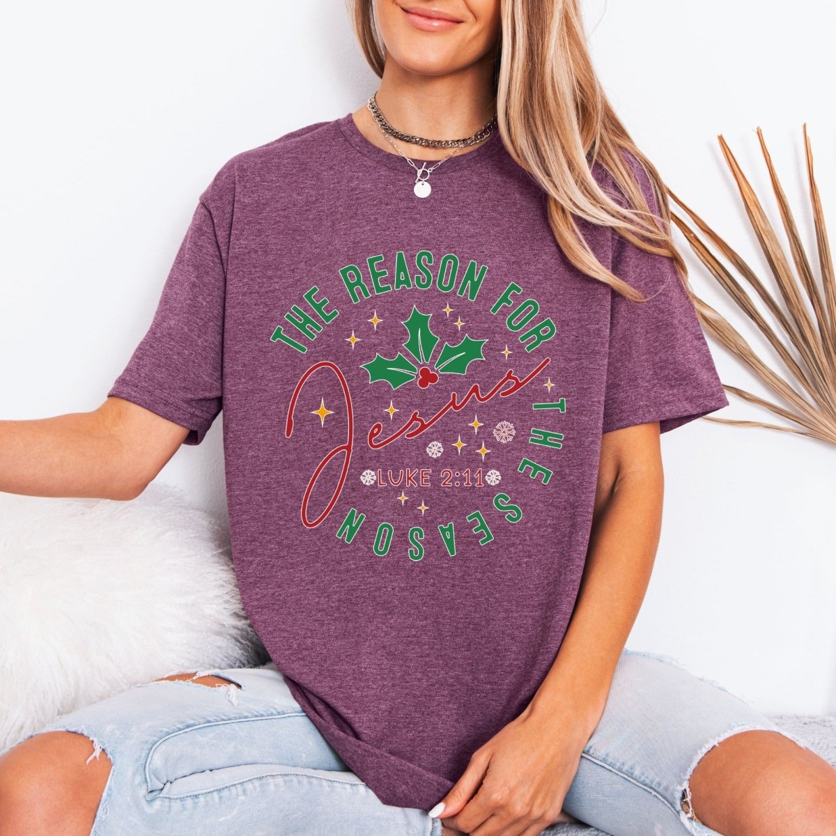 Jesus The Reason | Christmas Holiday Tee - Luckets.com