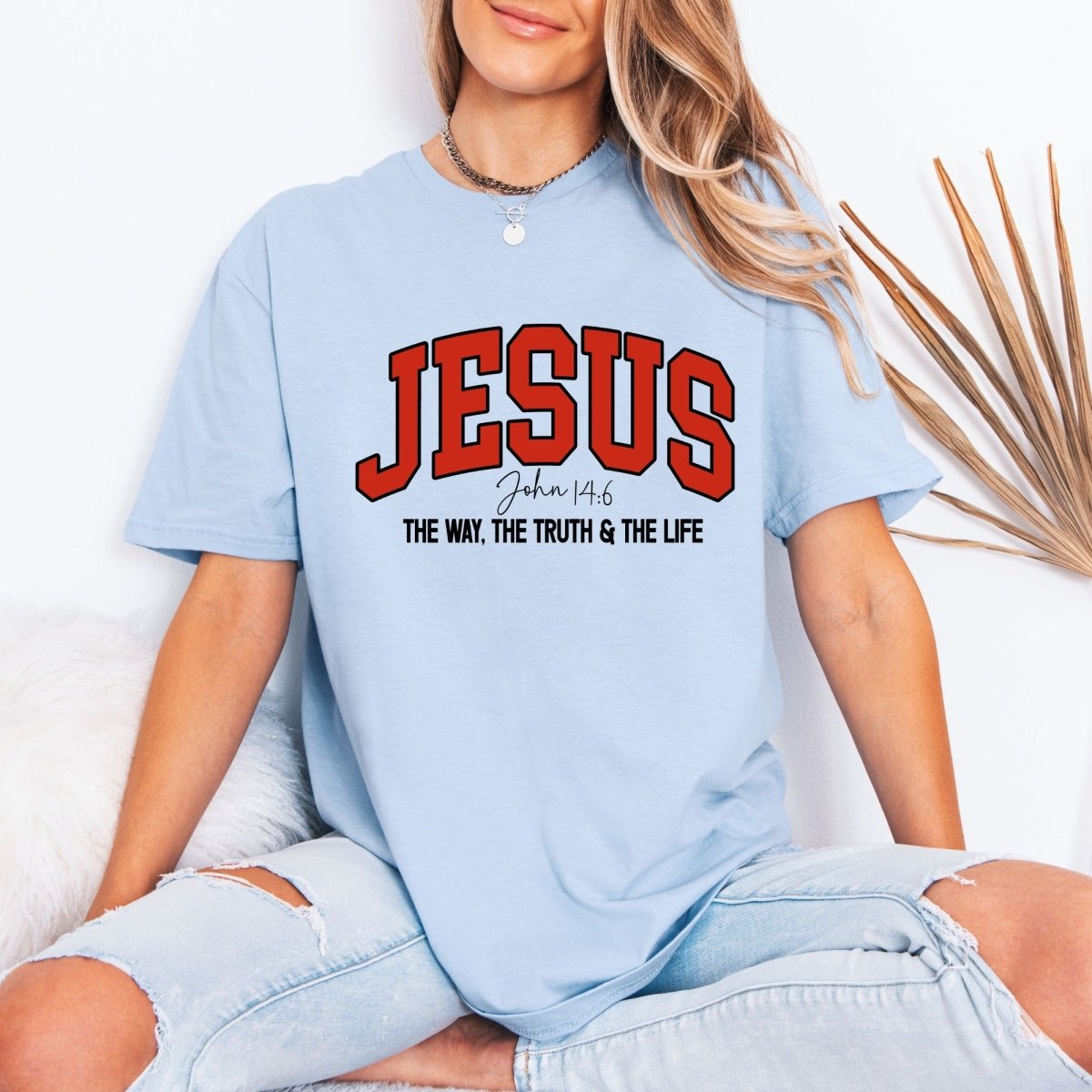 JESUS The Way | John 14:6 Scripture Tee - Luckets.com