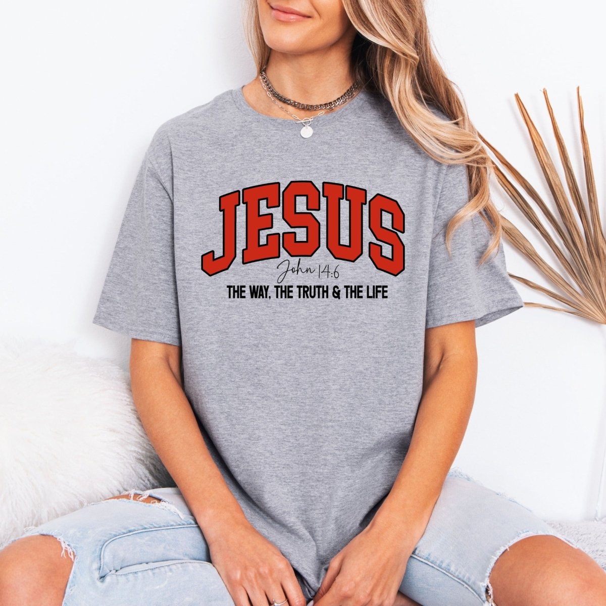 JESUS The Way | John 14:6 Scripture Tee - Luckets.com