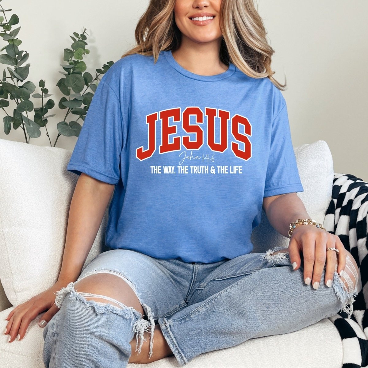 JESUS The Way | John 14:6 Scripture Tee - Luckets.com