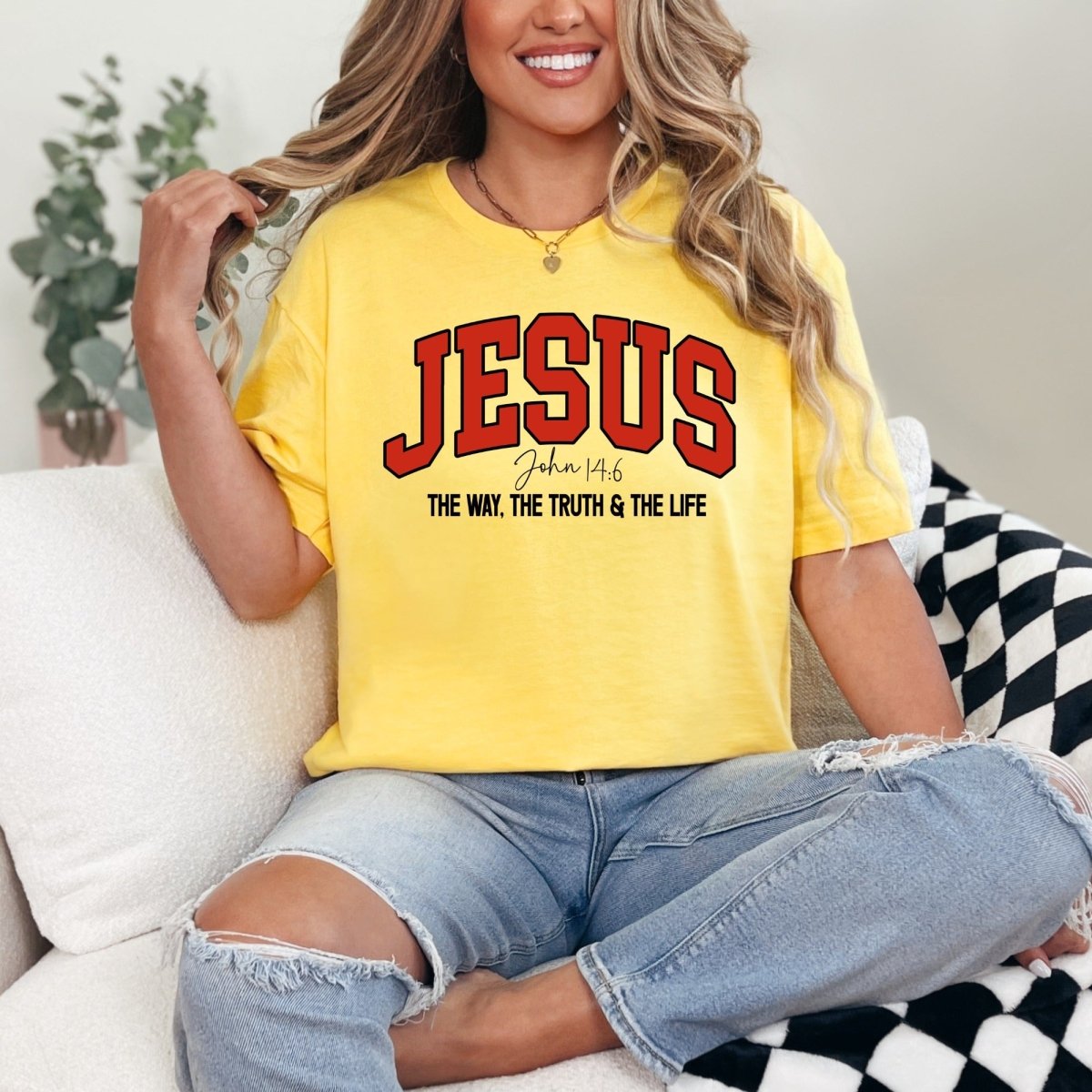 JESUS The Way | John 14:6 Scripture Tee - Luckets.com
