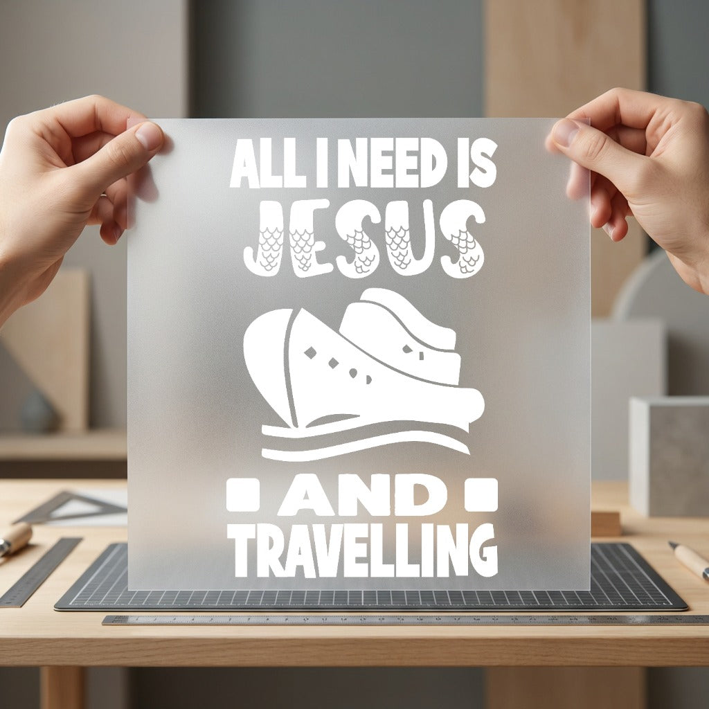Jesus Traveling Cruise Faith Christian Faith Ready to Press DTF Transfer for Dtf