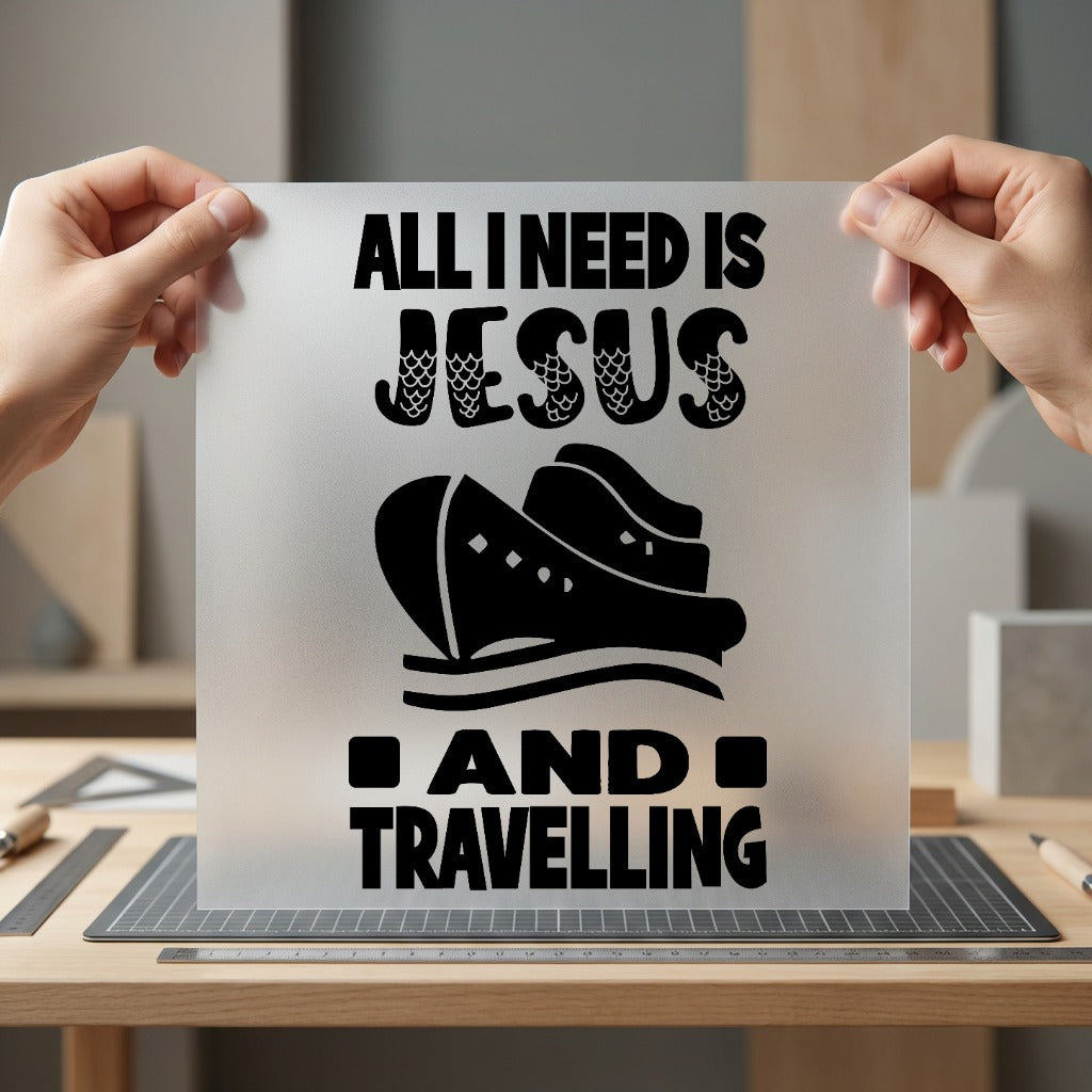 Jesus Traveling Cruise Faith Christian Faith Ready to Press DTF Transfer for Dtf