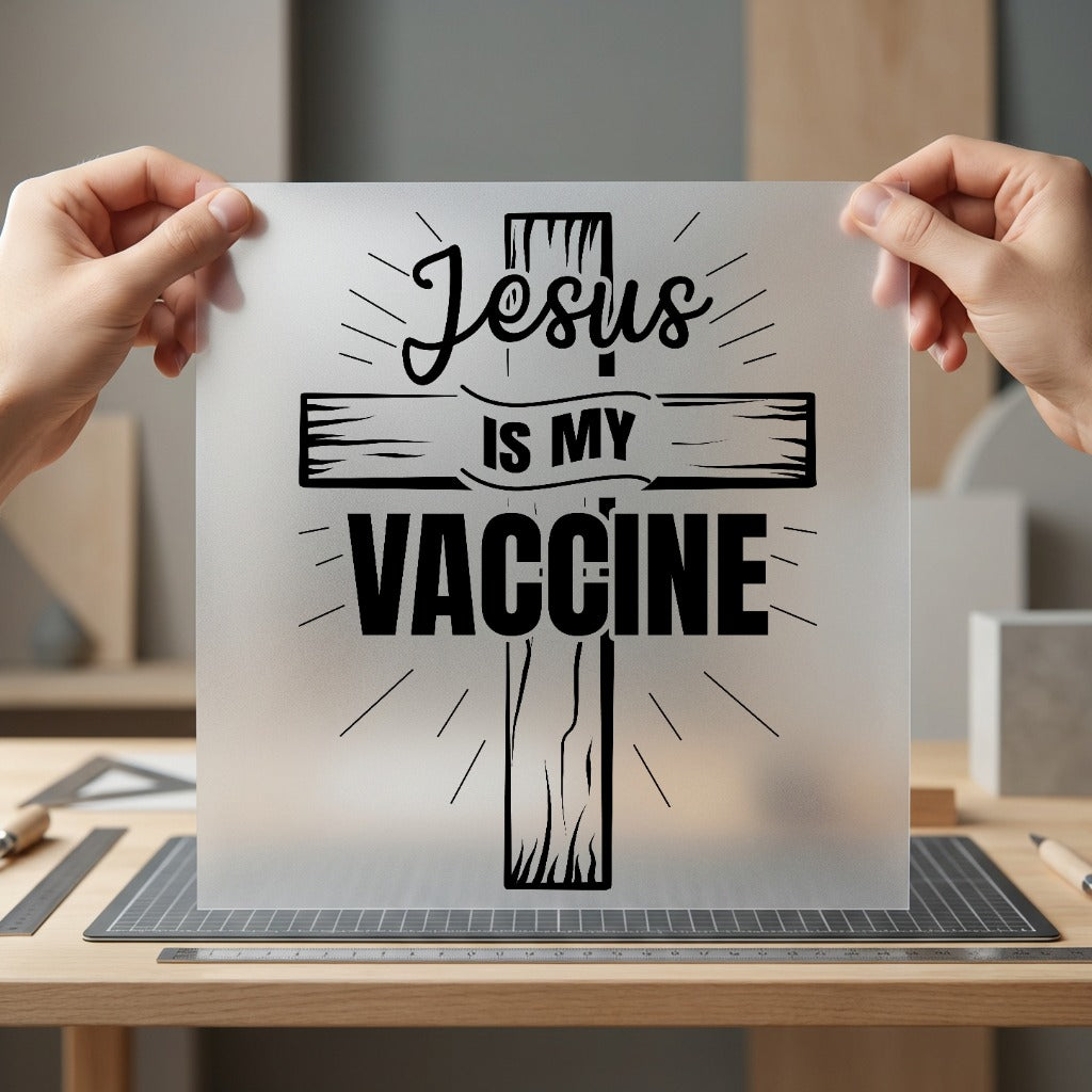 Jesus Vaccine Faith-based Diy Christian Faith Ready to Press DTF Transfer for Dtf