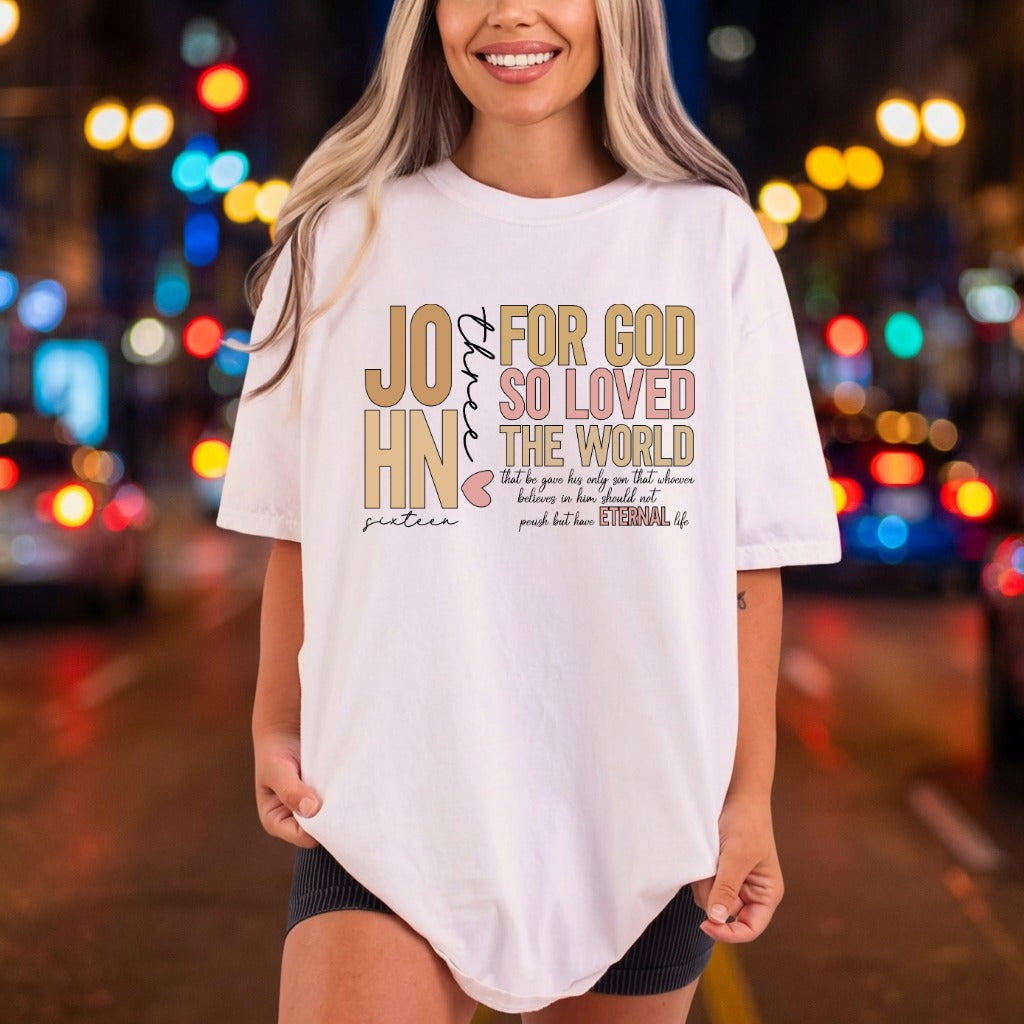 John Quote Scripture Diy Christian Faith Ready to Press DTF Transfer for Dtf