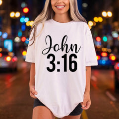 John Scripture Verse Faith Christian Faith Ready to Press DTF Transfer for Dtf