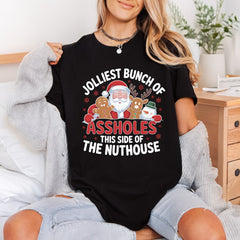 Jolliest Bunch Funny Christmas Christmas Funny Ready to Press DTF Transfer for Dtf
