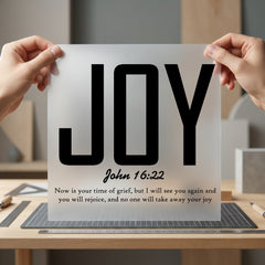 Joy John Christian Scripture Christian Faith Ready to Press DTF Transfer for Dtf