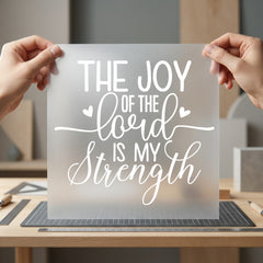 Joy Lord Strength Faith Christian Faith Ready to Press DTF Transfer for Dtf
