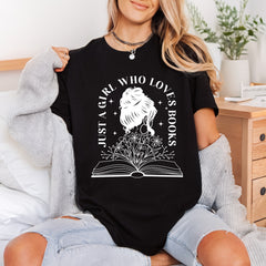Just Girl Who Loves Kids & School Collection Homebody Collection Ready to Press DTF Transfer for Dtf