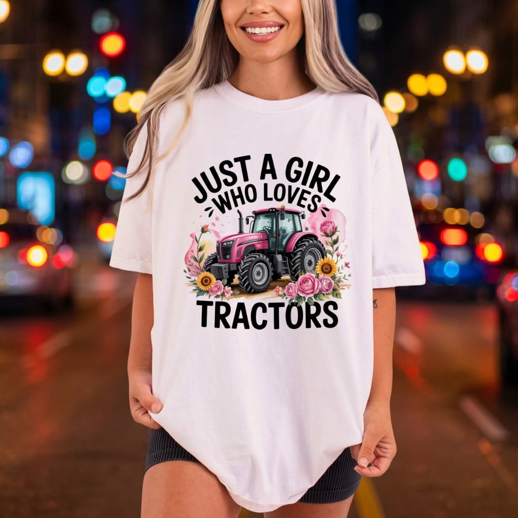 Just Girl Who Loves Usa Country Ready to Press DTF Transfer for Dtf
