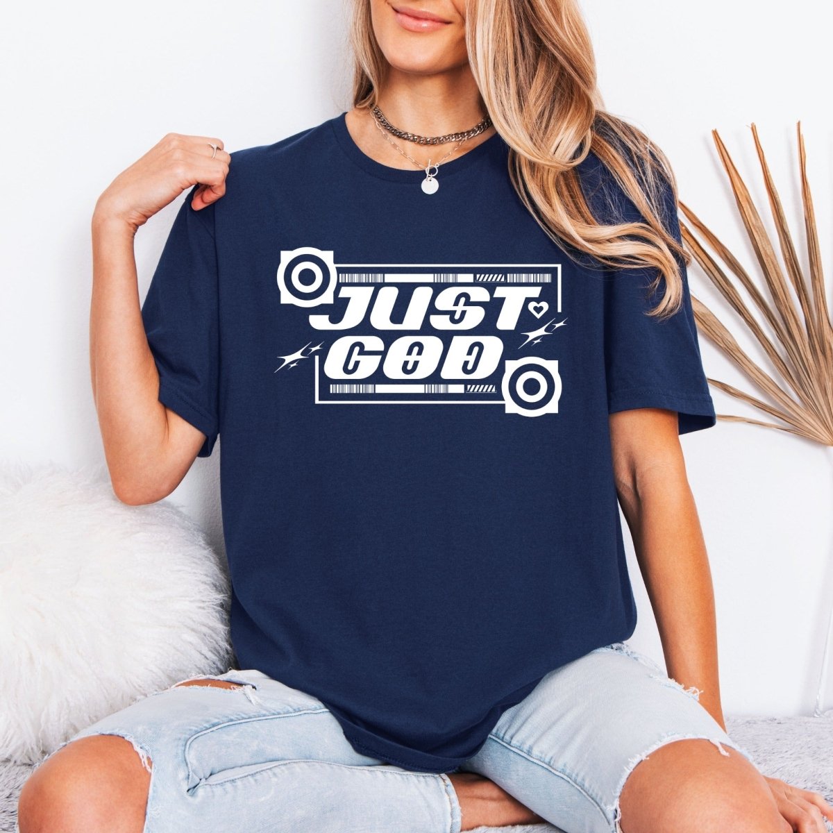 Just God | Bold Faith Streetwear Tee - Luckets.com