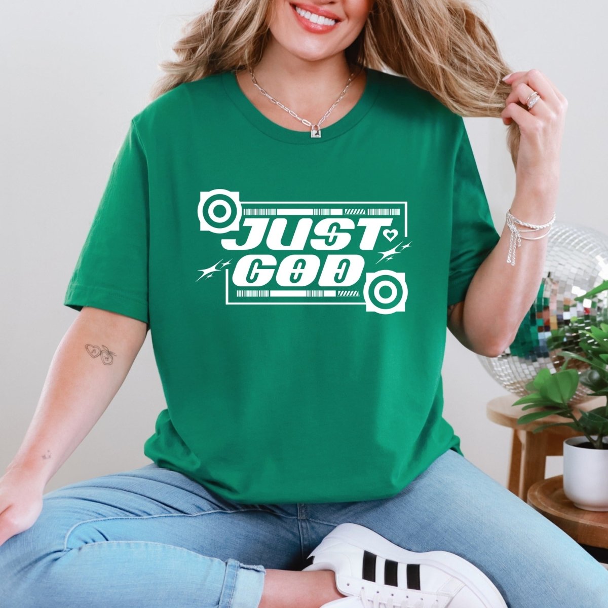 Just God | Bold Faith Streetwear Tee - Luckets.com