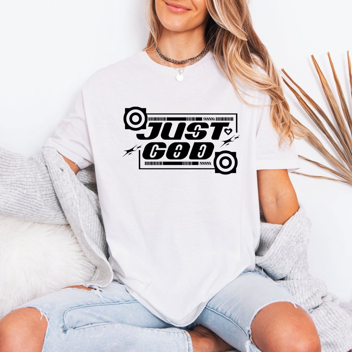 Just God | Bold Faith Streetwear Tee - Luckets.com