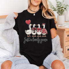 Just Lovely Goose Diy Valentine Ready to Press DTF Transfer for Dtf