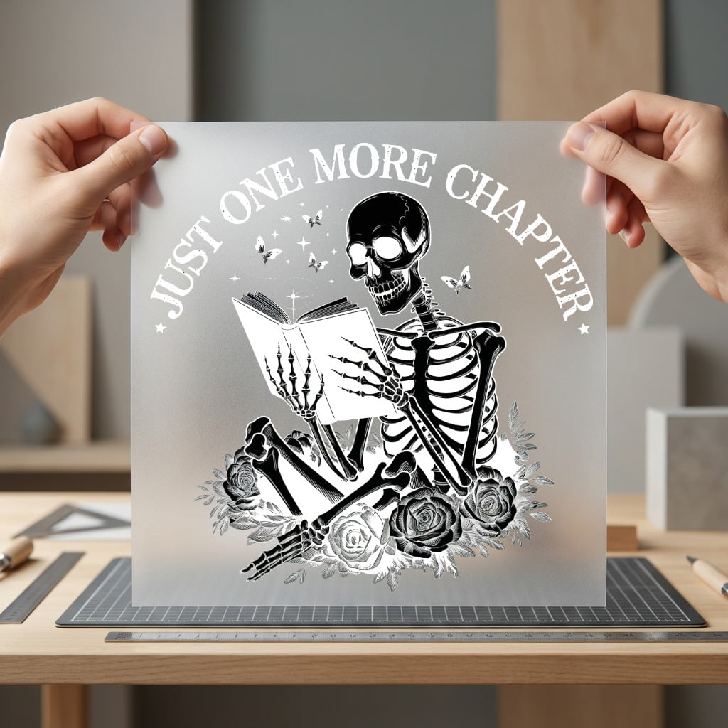 Just One More Chapter Halloween Ready to Press DTF Transfer for Dtf
