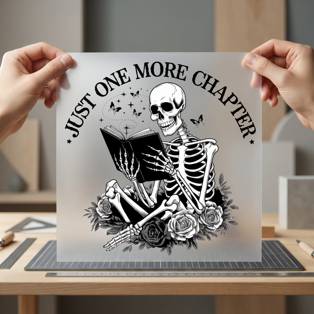 Just One More Chapter Halloween Ready to Press DTF Transfer for Dtf