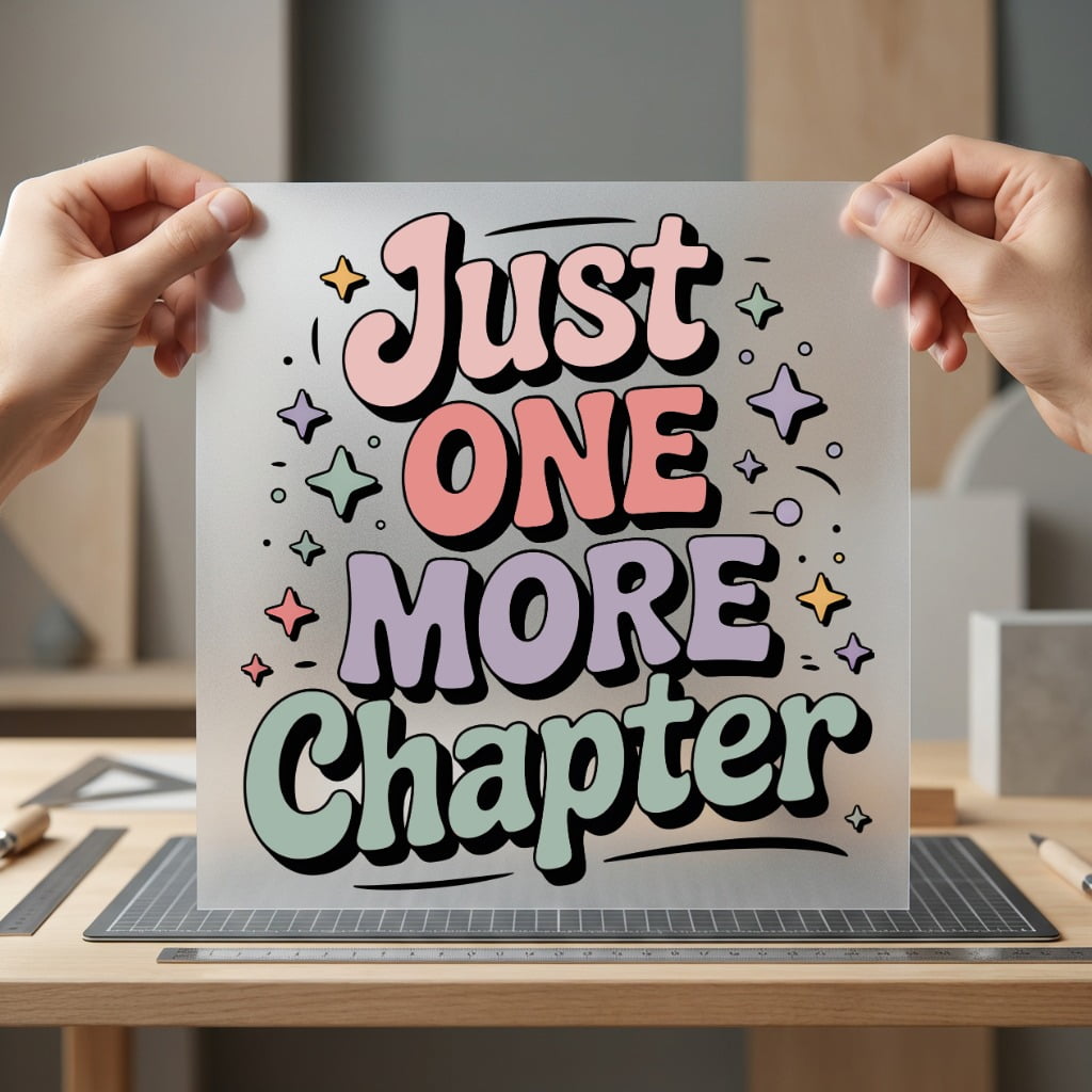 Just One More Chapter Retro Ready to Press DTF Transfer for Dtf