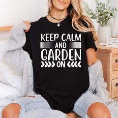 Keep Calm Garden Motivational Mom Dad Ready to Press DTF Transfer for Dtf
