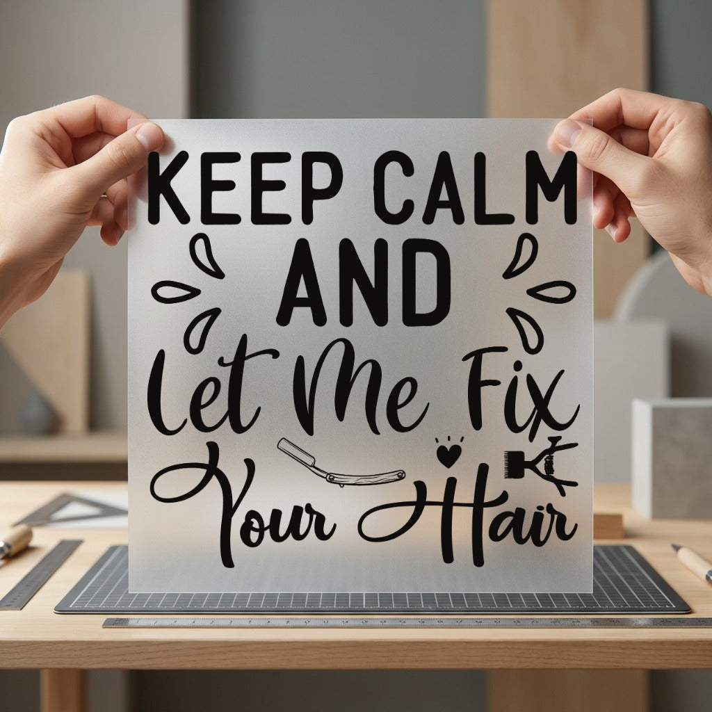 Keep Calm Let Fix Aesthetic Ready to Press DTF Transfer for Dtf