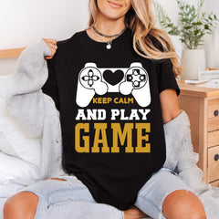 Keep Calm Play Game Aesthetic Ready to Press DTF Transfer for Dtf