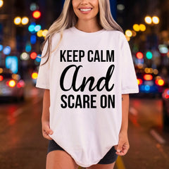 Keep Calm Scare Halloween Halloween Aesthetic Ready to Press DTF Transfer for Dtf