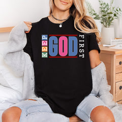 Keep God First Retro Christian Faith Ready to Press DTF Transfer for Dtf
