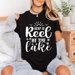 Keep Reel Lake Fishing Mom Funny Ready to Press DTF Transfer for Dtf