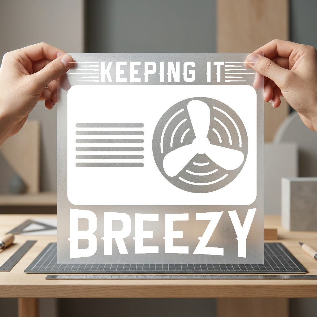 Keeping Breezy Unit Retro Summer Funny Ready to Press DTF Transfer for Dtf