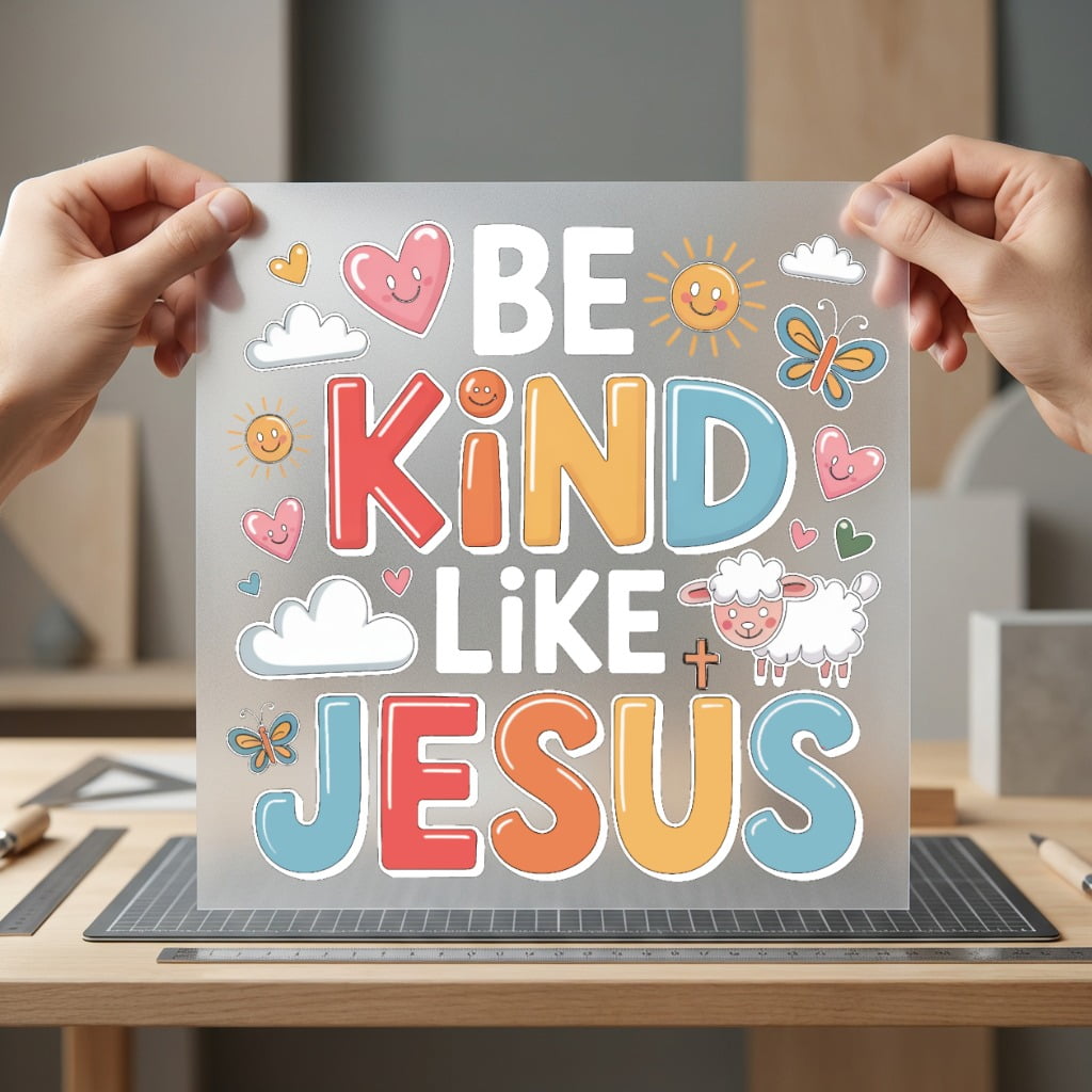 Kind Like Jesus Christian Christian Faith Ready to Press DTF Transfer for Dtf