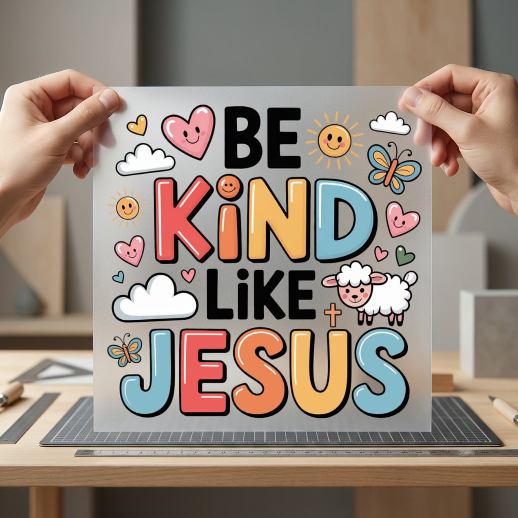 Kind Like Jesus Christian Christian Faith Ready to Press DTF Transfer for Dtf