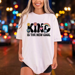 Kind Retro Hippie Diy Retro Ready to Press DTF Transfer for Dtf
