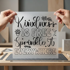 Kindness Free Sprinkle Everywhere Retro Ready to Press DTF Transfer for Dtf