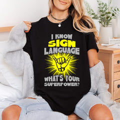 Know Sign Language Shaka Aesthetic Ready to Press DTF Transfer for Dtf