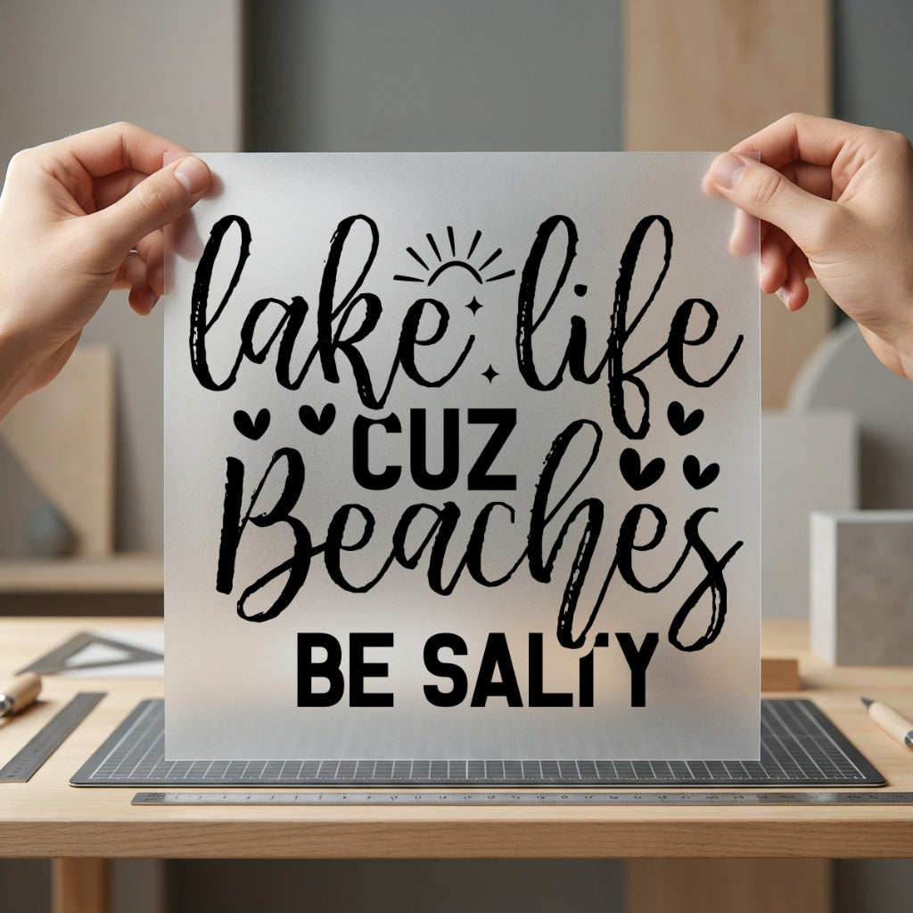 Lake Life Cuz Beaches Mom Funny Ready to Press DTF Transfer for Dtf