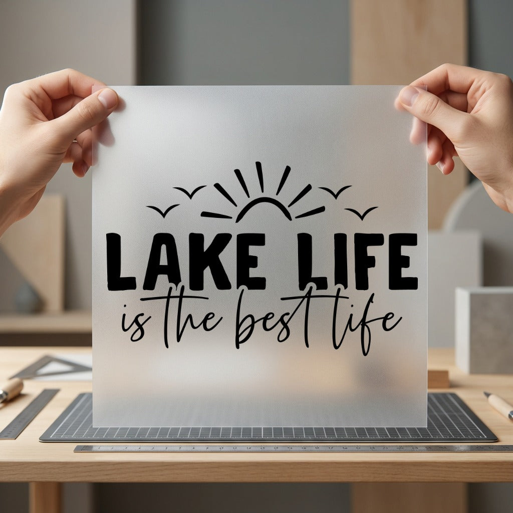 Lake Life Nautical Diy Summer Fishing Ready to Press DTF Transfer for Dtf