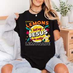 Lemonade Jesus Retro Diy Christian Faith Ready to Press DTF Transfer for Dtf