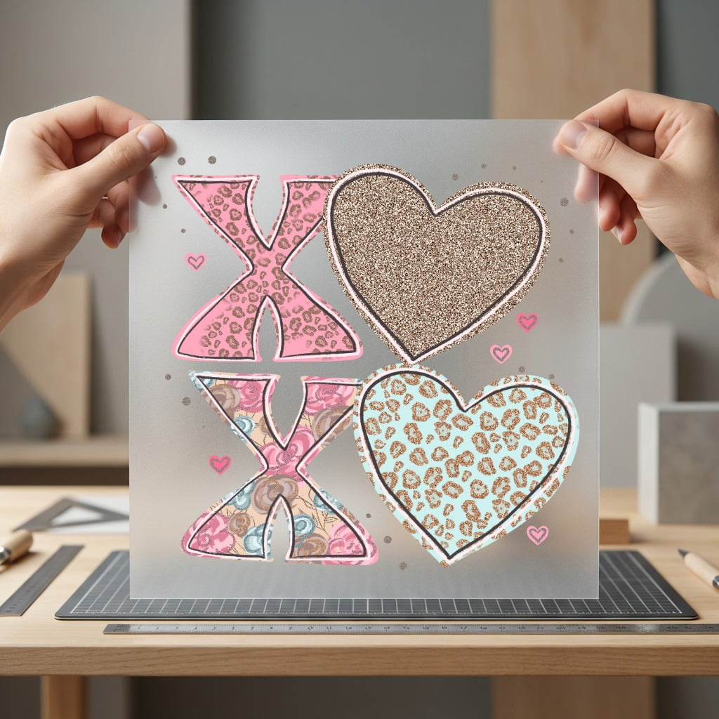 Leopard Love Valentine Diy Valentine Aesthetic Ready to Press DTF Transfer for Dtf