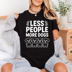 Less People More Dogs Mom Dad Ready to Press DTF Transfer for Dtf