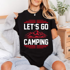Let Camping Mountains Adventure Camping Ready to Press DTF Transfer for Dtf