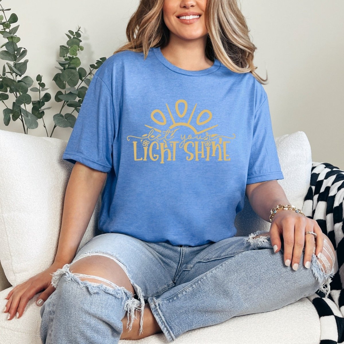 Let Your Light Shine | Inspiring Faith Tee - Luckets.com