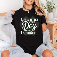 Life Better Dog Pet Mom Dad Ready to Press DTF Transfer for Dtf