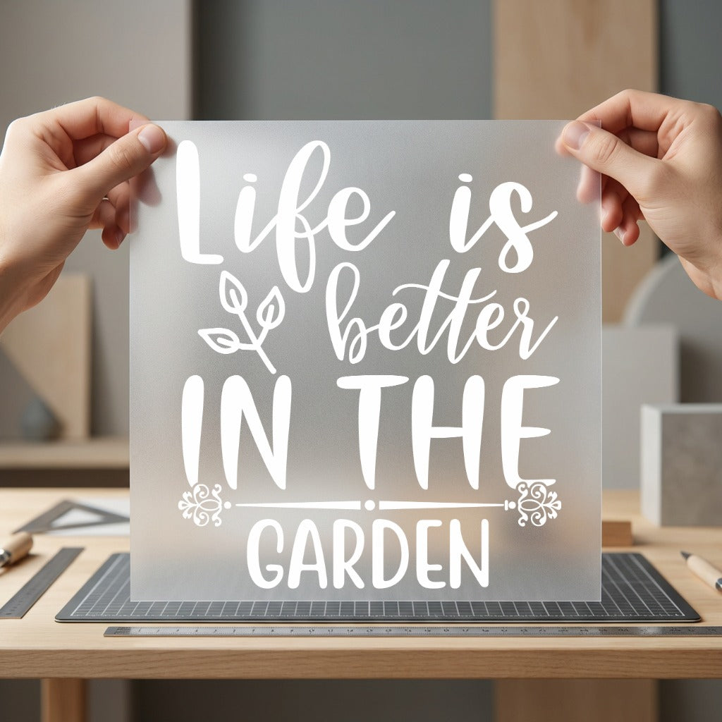 Life Better Garden Botanical Mom Aesthetic Ready to Press DTF Transfer for Dtf