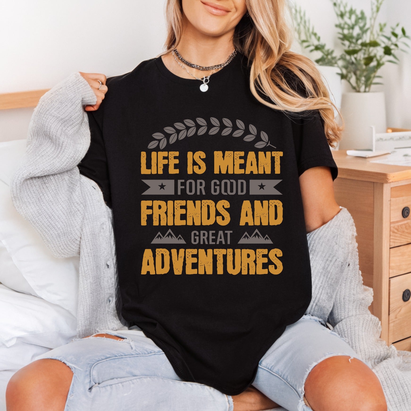 Life Meant Adventure Diy Faith Ready to Press DTF Transfer for Dtf