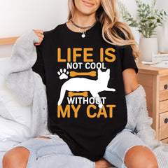 Life Not Without Cat Mom Dad Ready to Press DTF Transfer for Dtf