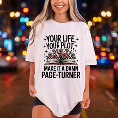 Life Plot Page-turner Retro Teacher Retro Ready to Press DTF Transfer for Dtf