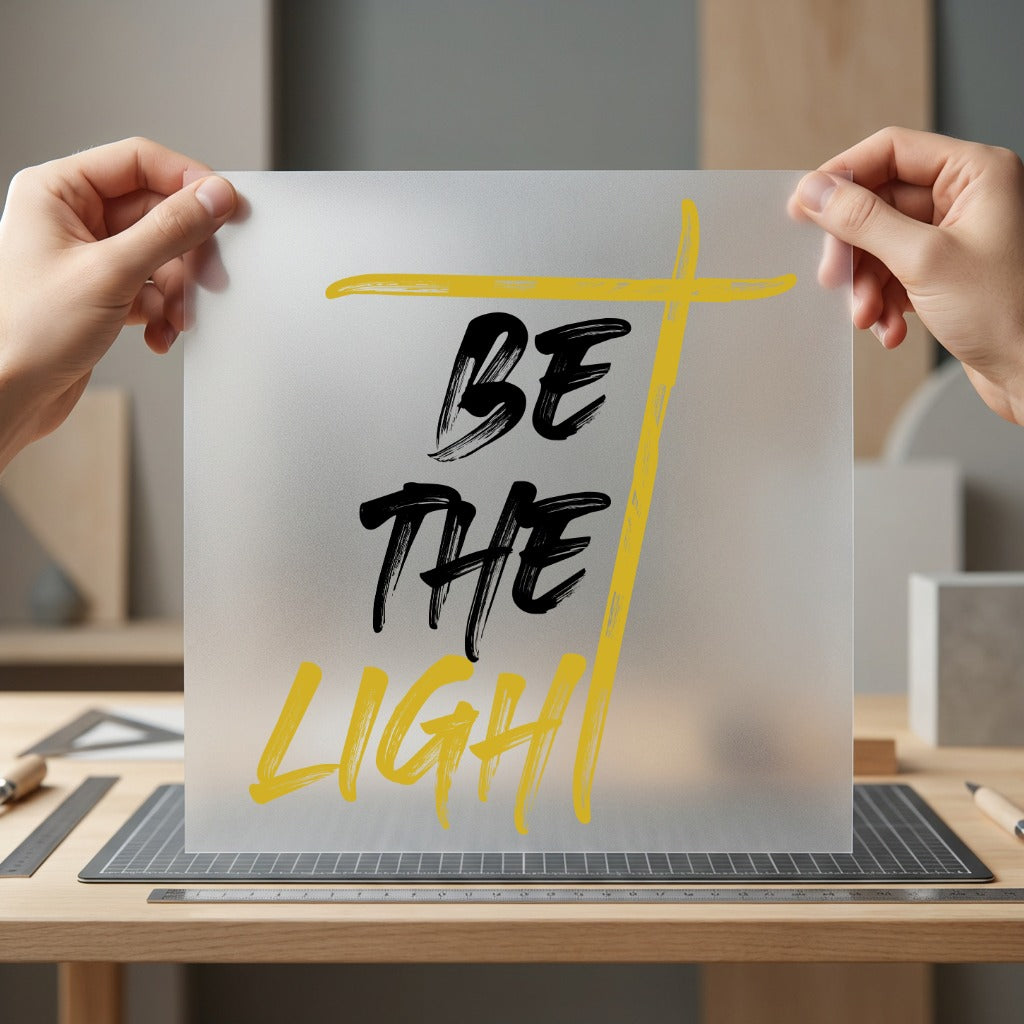 Light Christian Motivational Diy Christian Faith Ready to Press DTF Transfer for Dtf
